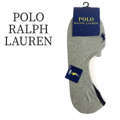 ★美品 POLO RALPH LAUREN グレー スニーカーソックス 25.0cm~27.0cm