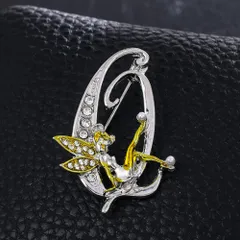 ☆ Qタイプ ☆ イニシャルブローチ pmyxd8150 ブローチ おしゃれ イニシャルブローチ チャーム イニシャル ピンバッジ アクセサリー オシャレ な ピンズ レディース ピン 入学式 入園式 卒業式 卒園式 誕生日 母の日 ギフト 贈り物