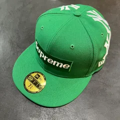 国内正規 Supreme 21AW New York Yankees Box Logo New Era Cap ボックスロゴキャップベースボールキャップ シュプリーム ニューエラ グリーン 87925A6
