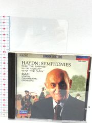 37【クラシック Classic CD】ハイドン 交響曲 驚愕 軍隊 時計 ショルティ