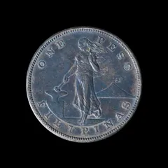 yoshi Boyスペイン領フィリピン1ペソ銀貨（1897年） yoshi Boy様専用スペイン領フィリピン1ペソ銀貨（1897年
