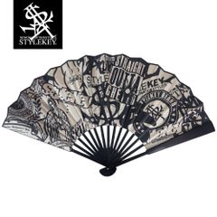 STYLEKEY (スタイルキー) 扇子 GRAPHISTORY BIG FOLDING FAN (SK99ET-FF02) ストリート系 ヒップホップ B系 和 扇 うちわ