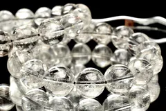 高透明◇繊細銀針 シルバールチルクォーツ 11mm ブレスレット 1個売り パワーストーン 天然石 _BG5316-11