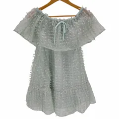 ハニーミーハニー Honey mi Honey 23SS two-way fringe organdie tunic レディース FREE のサムネイル