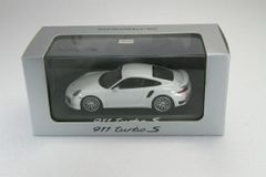 ミニチャンプス 1/43 ポルシェ 911 ターボ S 991 2014 ホワイト WAP0208900E