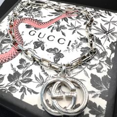 GUCCI グッチ ブレスレット インターロッキング G チャーム 19 SV925