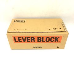 未使用 KITO キトー   レバーブロック LB010 1.0t 定格荷重1t 標準揚程1.5m L5形 荷締め 工具 吊り 重機 トラック 運搬 △ DW3213