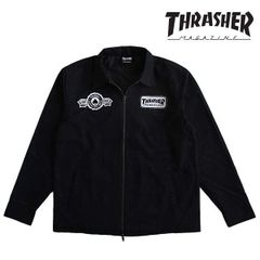THRASHER（スラッシャー） メンズ ドリズラージャケット スウィングトップ SINCE1981 JACKET ジップアップ ブルゾン