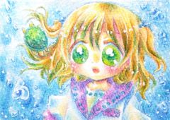 ドローイング原画 (夏の魔法 A)