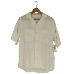 ザラ ZARA リネン 開襟 オープンカラーシャツ メンズ import：M 