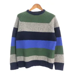 GAP ギャップ ウールニット セーター ボーダー マルチカラー (メンズ L) 中古 古着 S8312