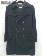 ■ united arrows blue label 長袖 トレンチ コート S ブラック # 1002798740198 【中古】 【1002798740198】
