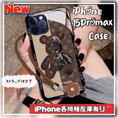 大人気 iPhone15Promax専用ケース　韓国、日本大人気キャラクター　当日発送　新品未使用　ピカピカガラスケース