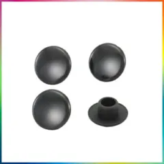 キタコ(KITACO) キャップボルトカバー(ABS/M6用) 汎用 4個入 ブラック 0900-000-80106