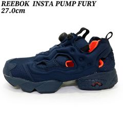 リーボック インスタ ポンプフューリー テック ネイビー オレンジ 27.0cm REEBOK INSTA PUMP FURY TECH V63499