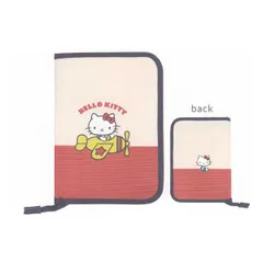ハローキティ　サンリオキャラクターズ マルチポーチ 　マルチケース　カミオジャパン　レトロかわいい　なつかしキティちゃん　kitty  キティちゃん 母子手帳ケース お薬手帳 通帳ケース　パスポートケース