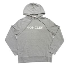 MONCLER グレー フード付きパーカー - メルカリ