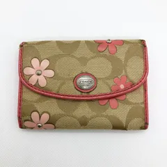 COACH コーチ キーケース デイジーシグネチャー フローラルプリント6連 レディース