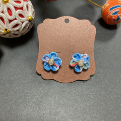 【B品】つまみ細工　ピアス