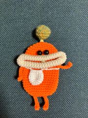 パクパクモンスター　バッグ付き　キーケース　小物入れ　ハンドメイド