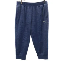 PUMA プーマ 7分丈 ジョガーパンツ ネイビー系 メンズ 古着