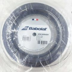 【未使用】バボラ RPMラフ 硬式 テニス ストリング ガット 200m RPM ROUGH 125 ダークグレー 243140 BABOLAT 1.25mm