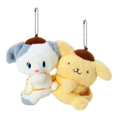 [サンリオ] 吉德レトロぬいぐるみこれくしょん マスコットホルダーセット ポムポムプリン 899712 [ポムポムプリン] [マスコットホルダーセット]