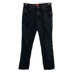 Wrangler デニムパンツ 36 ブラック ラングラー ジップアップ スリムフィット カジュアル ジーンズ 古着卸 アメリカ仕入 2509-84