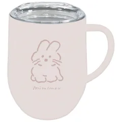 ☆ ミミムーウサギ ☆ ステンレスマグ 320ml マグカップ フタ付 蓋付き ステンレスマグカップ 保温 保冷 コーヒーカップ 320ml 約 350ml ステンレスマグ おしゃれ ミリミリ かわいい 食器 コップ ギフト 雑貨 大人可愛いのサムネイル