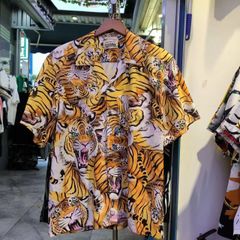 DRIES VAN NOTEN タイガー柄 半袖シャツ サイズ48 - メルカリ