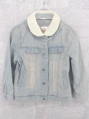 ◇ MINIMUM MINIMUM ミニマムミニマム パール ノーカラー 七分袖 Gジャン デニム ジャケット 2 インディゴ * 1002800258826 【中古】 【1002800258826】