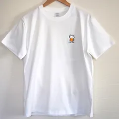 ビールねこ(ドット絵) ホワイト コットン100% ヘビーウェイト ビールTシャツ