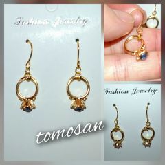 ミニ指輪ピアス(イヤリング他変更可能)