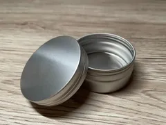 ペットと外出 犬猫散歩 カリカリや液状おやつ入れ 内容量約60ml　アルミ缶62㎜×27mm