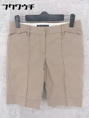 ◇ STRAWBERRY-FIELDS ストロベリーフィールズ バミューダ ハーフ ショート パンツ サイズ2 ブラウン レディース 【中古】 【1002800748440】のサムネイル