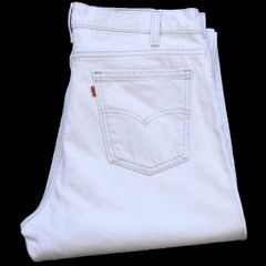 90s USA製 Levi'sリーバイス 550 カラーデニムパンツ ベージュ フェード W34 L30★08 オールド ビンテージ ジーンズ テーパード ワイド