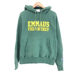 Champion チャンピオン 青タグ復刻 リバースウィーブ プルオーバー パーカー サイズ:L  グリーン  メンズ 　240001141051