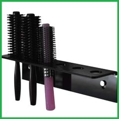 壁掛け オーガナイザー ロールブラシホルダー 美容師 サロン HIGHAWKヘアブラシ収納ラック 美容院 6本収納