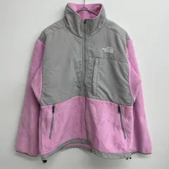 THE NORTH FACE デナリジャケット フリース バイカラー グレー/ピンク【レディースM】