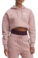 【送料無料】 アンダーアーマー レディース パーカー・スウェット アウター Under Armour Women's Icon Fleece Oversized Hoodie Tourmaline Pink