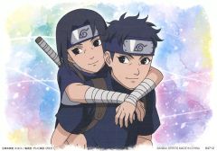 [중고] 캔버스 보드·캔버스 아트 우치하 시스이 & 우치하 이타치 캔버스풍 보드 [이치반쿠지 NARUTO-나루토- 질풍전심을 담는 붉은 눈동자] I상