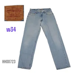 00sリーバイス550メンズデニムパンツジーンズw34股下77cmバギーパンツHH00723