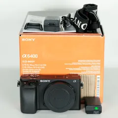 美品 SONY 真・α6400L 世界最速AF 4K動画 180度液晶 854 美品 SONY 真・α6400L 世界最速AF 4K動画 180度液晶 854