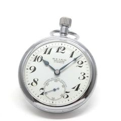 19セイコー プレシジョン 懐中時計  /廃　昭39　2456　国鉄関西/ 15石　/　絶版時計 / 19seiko-1250