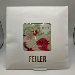 4702　美品　FEILER　フェイラー　ハンカチ　ハンドタオル　 ヘビ　2025　干支　十二支　巳年　ペールグリーン×ペールピンク　 シール付き　レディース