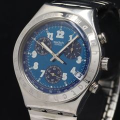 7-3457 Swatch AG 1996 クロノグラフ 腕時計 青 - メルカリ