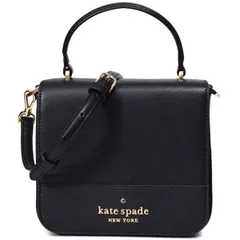 ケイトスペード バッグ katespade レザー ステイシー スクエア 2way フラップ クロスボディ 斜め掛け ショルダー ハンドバッグ ブラック K7342
