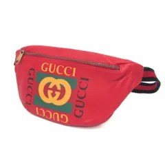 グッチ(Gucci) ロゴプリント 530412 メンズ,レディース レザー ウエストバッグ,ボディバッグ マルチカラー,レッドのサムネイル