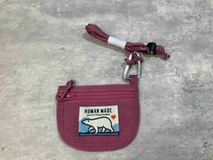 HUMAN MADE コインケース ピンク カラビナ付属 ヒューマンメイド