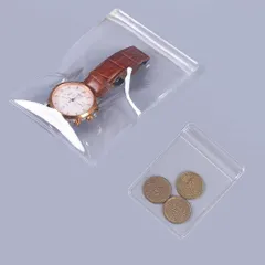 新品 ジュエリー袋 pvc 80枚セット 2種サイズ (6x8cm+10x15cm) ジュエリーポーチ 透明 パッキング ビニール チャック付き 密封 抗酸化 変色防止 アクセサリー 袋 ジップ クリア ジッパー付き袋 ミニ 小さいサイズ